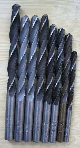 Set drills bits 8 pcs. from 5.9 to 9.6 mm HSS NOS USSR .