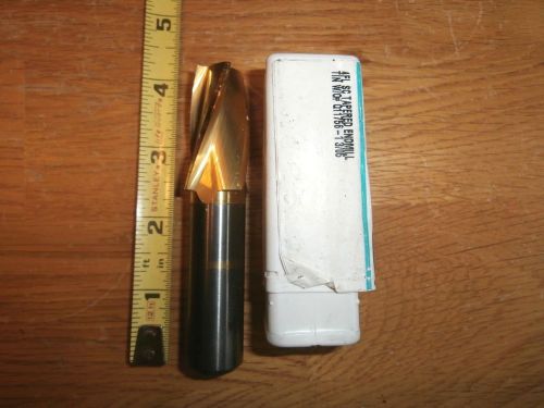 Metal removal solid carbide tapered end mill .750 shank. 4&#034;oal 1.750&#034;loc coated for sale