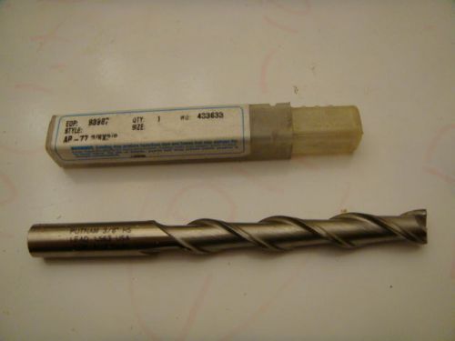 Greenfield putnam 3/8&#034;x3/8&#034; hs lead 1.563 2 flute,  end mill ap-77 new for sale