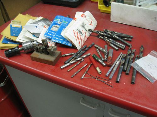 Machinist Tools Grab Bag Drill Chuck Insert Cutter Drill Bits End Mills Reamer