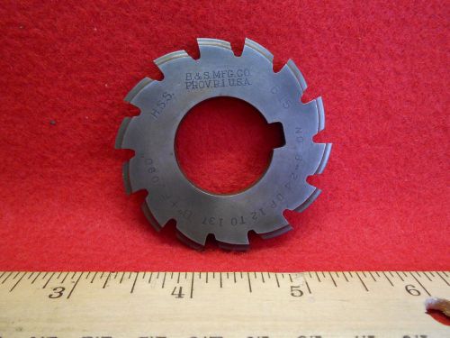 Milling machine gear cutter brown &amp; sharpe no. 8-24 dp 12 to 13t for 1&#034; shaft for sale