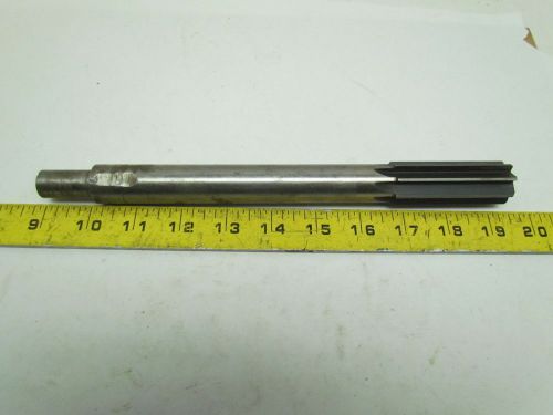 1&#034; High Speed Steel Chucking Reamer Straight Flute 0.625 Reduced Straight Shank