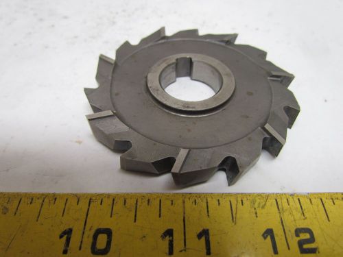 A80x10N Staggered Tooth Side Milling Cutter 80x10x22mm Sp1250 HSS R 14-Teeth