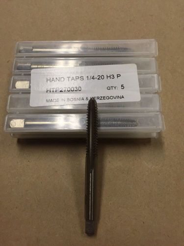 PLUG TAPS LOT OF 10 BRAND NEW 1/4-20, 4 FLUTE IMPORTED
