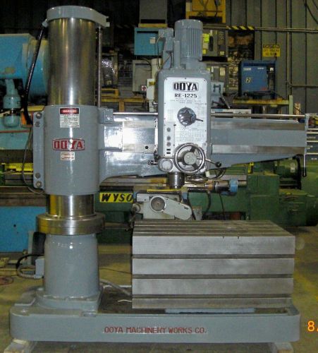Ooya radial arm drill  no. re-1225 (27128) for sale