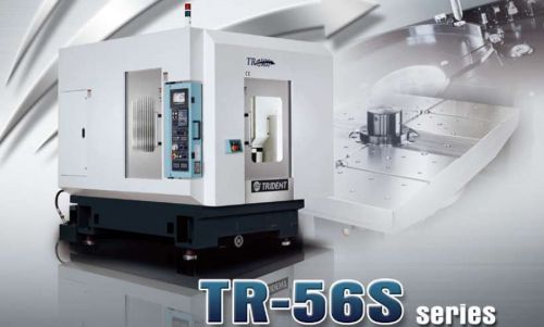 Trident tr-56s cnc vertical machining center with automatic plate change for sale