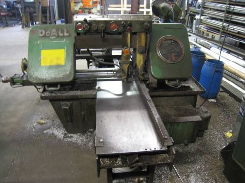 DoALL Automatic Horizontal Band Saw C-58 With Roller Table and Extra Blades