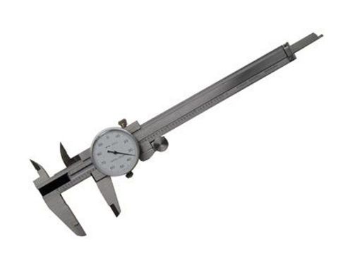 Dial caliper metric 0-200mm white face calipers new for sale