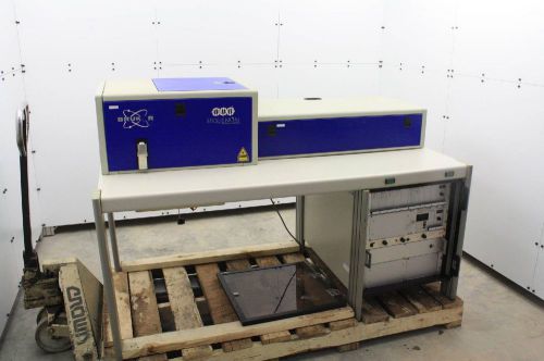 Bruker biflex iii bt spectrometer w/ pfeiffer tmu-260 turbo vacuum pump chamber for sale