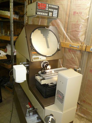 Mitutoyo ph352a optical comparator with quadrachek 2000 dro digital readout for sale
