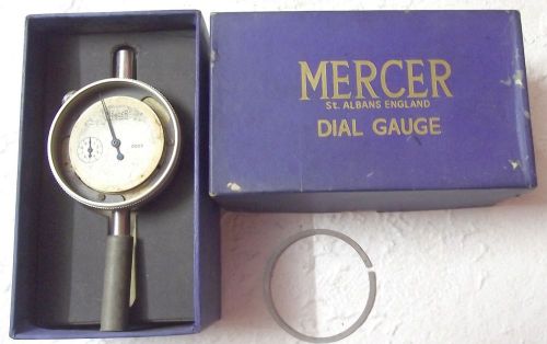VTG MERCER UK DIAL INDICATOR MEASURE GAUGE NOT WORKING AS PARTS LONDON 1960&#039;S