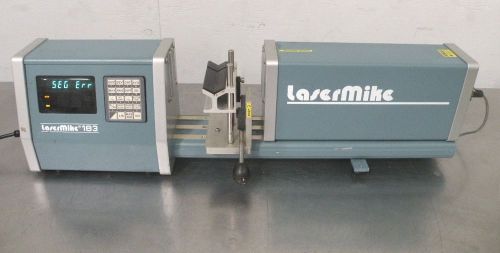 C113312 lasermike 183 laser micrometer (183b-100e-07 glass logic) w/ adj v block for sale