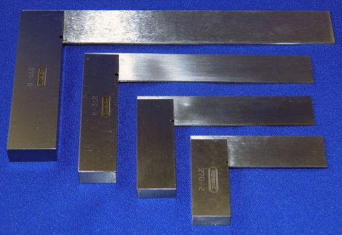 Set of 4 Precision Square General Tools #S270 Includes 2&#034;,3&#034;,4&#034; and 6&#034; Polished