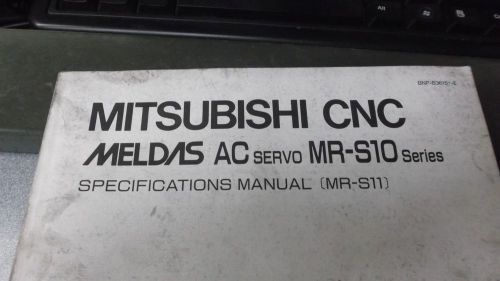 Mitsubishi AC Servo MR-S10 Series Specification Manual (MR-S11)