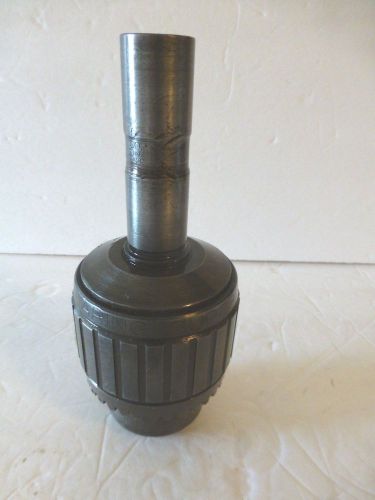 Jacobs 18n ball bearing super drill chuck 1/8 - 3/4&#034; w/ straight shank arbor for sale