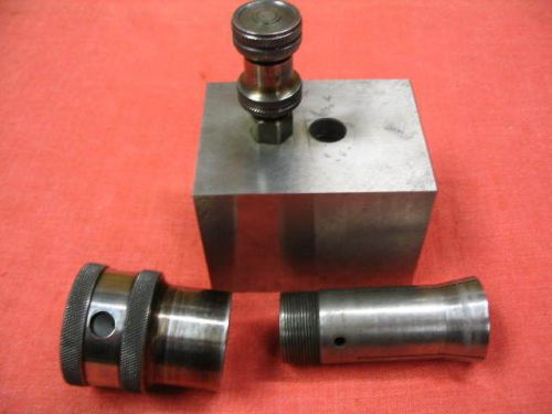 COLLET CHUCK Live Tool HOLDER Right Angle MADE in USA 2.25x2.25x3.25