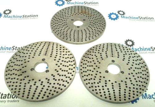 (3) 6-1/4&#034; indexing / dividing plates for dividing head - 30mm center hole for sale