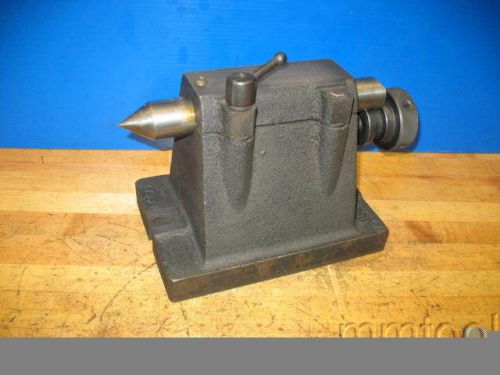 DIVIDING HEAD FOOT STOCK TAIL STOCK INDEXER APPROX 6.450&#034; CENTER HEIGHT