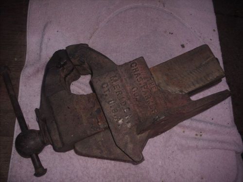 Vintage antique charles parker cast iron vise no 103~weighs 30# for sale