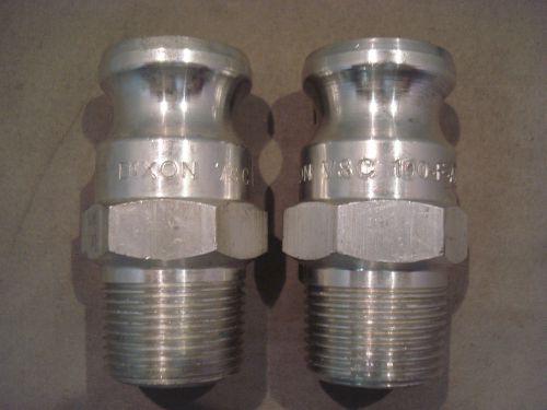 Dixon Andrews 100-F 1&#034; Cam-Lock Coupling Aluminum LOT OF TWO