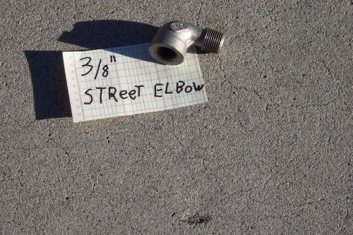 STREET ELBOW 3/8&#034; STAINLESS STEEL 150# npt (two for one )
