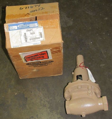 CASHCO 1&#034; NPT 1000HP CI/CI/S2N/G 65-130 PSIG BB6-1SN7-1H01FW00A REGULATOR VALVE