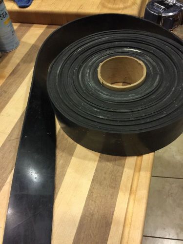 Epdm roll  rubber 1/8&#034; thick 2&#034;1/2&#034; wide 50&#039; feet long for sale