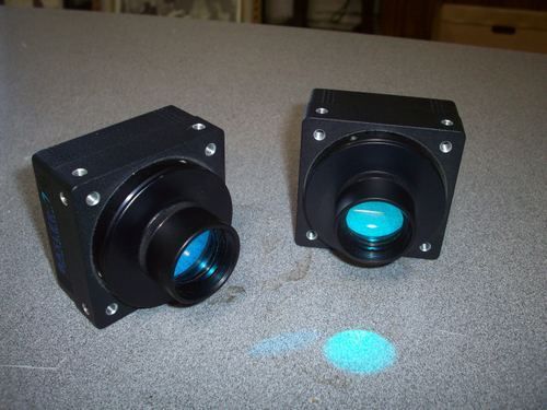 Qty. 2 basler monochrome  ccd cameras l100 series  l103k-1k   linear line scan for sale