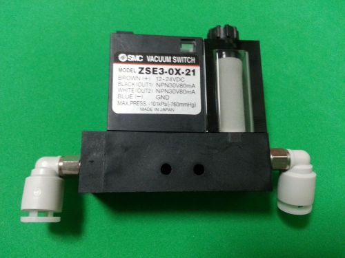Smc zse3-0x-21 12-24vdc vacuum switch , used for sale