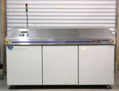 Speedline accel microline in-line component cleaning system/parts washer for sale