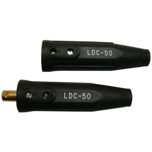Lenco 05430 LDC-50 Black Dinse Style Cable Connectors