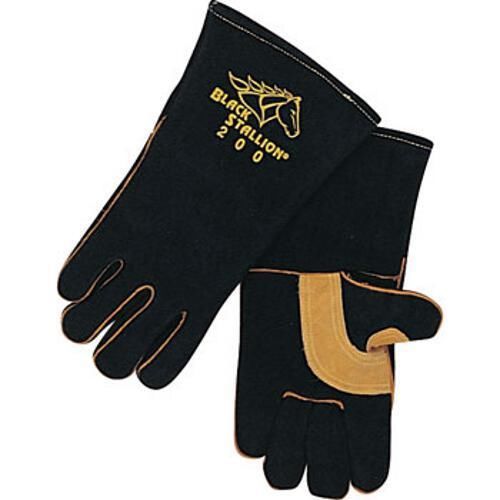 Revco Black Stallion 200 CushionCore Cowhide Stick Welding Gloves, Large