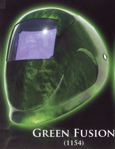 Python Green Fusion Auto-Dark Welding Helmet-Var SH9-13