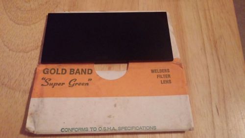 Gold band Super Green shade 10 welding lens