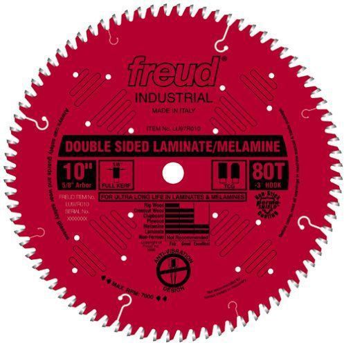 10 Tooth Double Sided Laminate Melamine Cutting Saw Blade With 5/8 Lu97r010