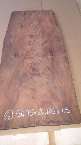 Mahogany Crotch Board Lumber. 26.125 x 56.75, 1.5 Thick.