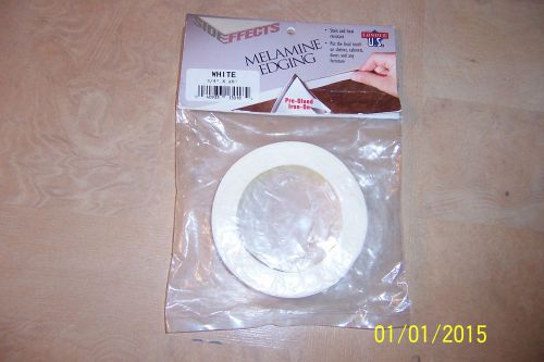 SIDE EFFECTS MELAMINE SHELF EDGING WHITE 3/4&#034; X 25&#034; NEW