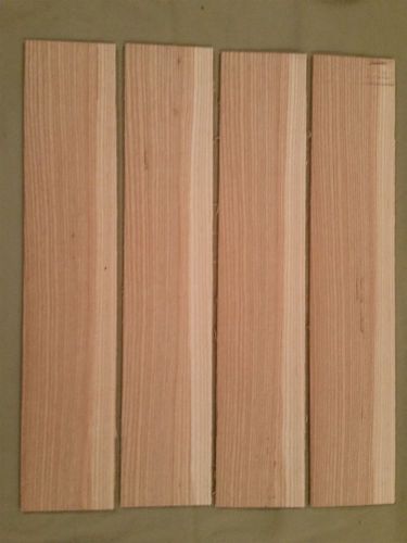 4 @ 17.5 x 3.25 x 1/8 White Ash thin craft board scroll saw wood #LR27