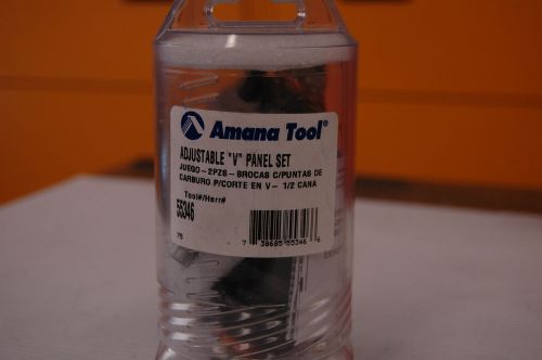Amana Tool Adjustable &#034;V&#034; Panel Set   (55346)