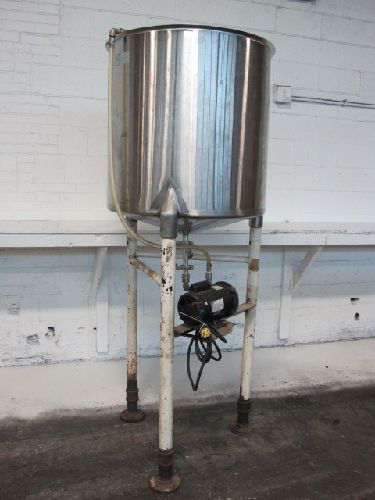 G &amp; f manufacturing tdk-80g s/s hopper 32&#034; dia x 28&#034; height for sale