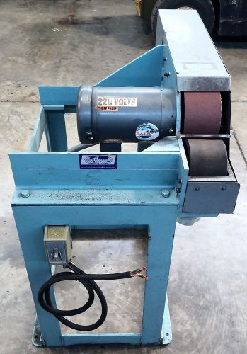 ADVANCED D.C. MOTORS BELT SANDER 4&#034; X 54&#034; HEAVY DUTY 2 HP