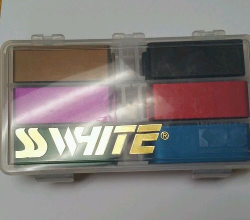 SS White Universal Bur Block Set. Brand new, never used.