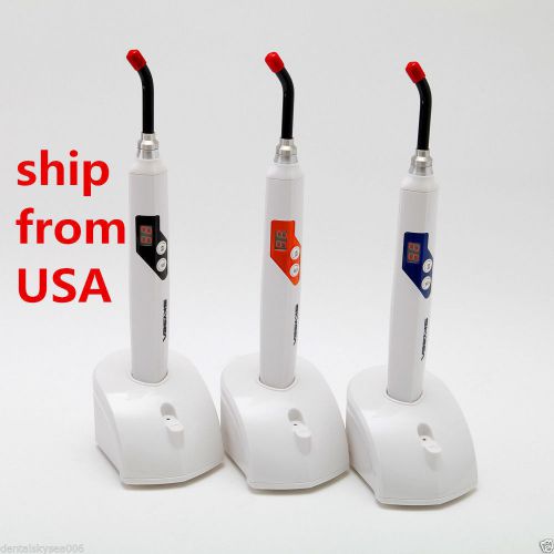 ?From USA? Wireless Teeth Whitening LED Dental Curing Light Lamp 1400MW