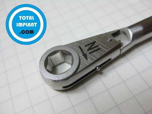 [New]Implantology Dental Implant Torque Wrench 6.35mm Hex 40 Ncm premium wrench