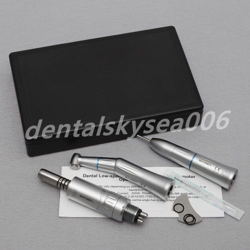 Dental Inner Water Contra Angle Staight Handpiece Air Motor 4 Holes Kit fit KAVO