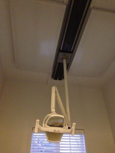 Pelton &amp; crane dental operatory light ceiling track mount for sale