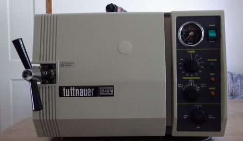 Tuttnauer 2540M Manual Autoclave Sterilizer