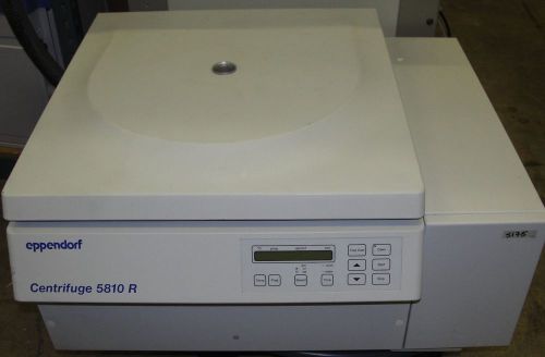 Eppendorf 5810R Centrifuge w/A-4-62, F45-30-11 Rotors, Microplates, Adapters