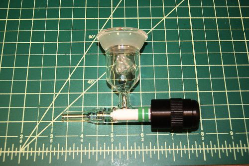 Buchi brinkman rotovapor  feed assembly 1/4&#034; tube w/ large throttle valve  new for sale