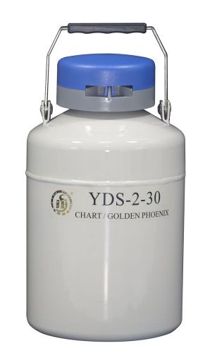 2 l liquid nitrogen container cryogenic ln2 tank dewar with strap yds-2-30 for sale